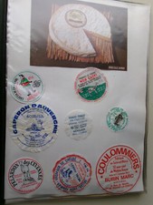 Etiquettes de fromage France
