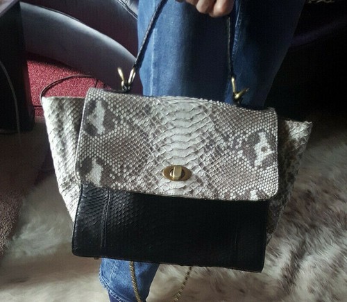 Sac main cuir - sac, en