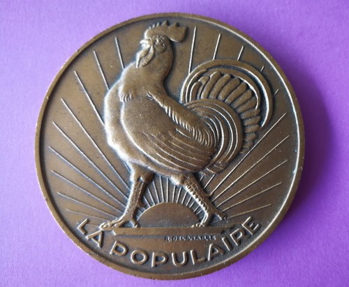 Médaille table bronze - médaille,