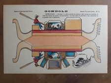 Maquette papier Gondole