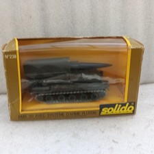 SOLIDO MILITAIRE REF 238 AMX 30 LANCEUR PLUTON KAKI NEUF EN BOITE
