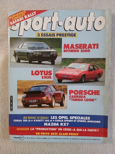 Sport auto 268 1984 - auto, 5/1984