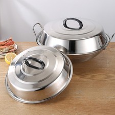 Couvercle de pot en acier inoxydable pour pots en fer avec tailles 32CM à 38CM