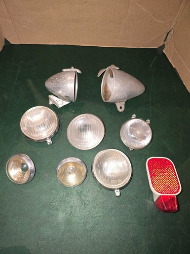 Lot ancien phare - ancien, velo