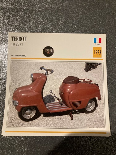 Carte fiche moto collection - carte,