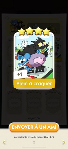 Plein craquer carte - À, /