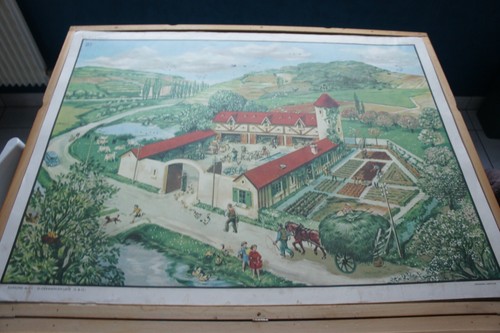 Ancienne affiche scolaire mdi - affiche,