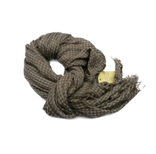 écharpe carreaux beige - À,