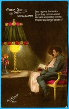 CPA Patriotique : Chez soi -