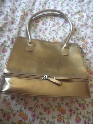 Sac main couleur comme - couleur, or,