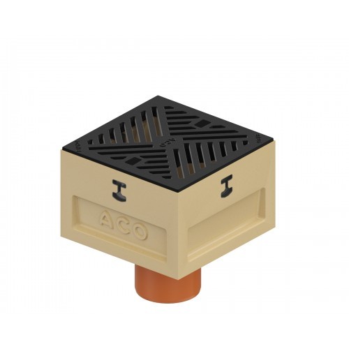 Siphon cours bas grille - siphon,