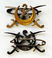 INSIGNE ABC 2° RSA RÉGIMENT DE SPAHIS ALGÉRIENS - DRAGO PARIS NICE G910