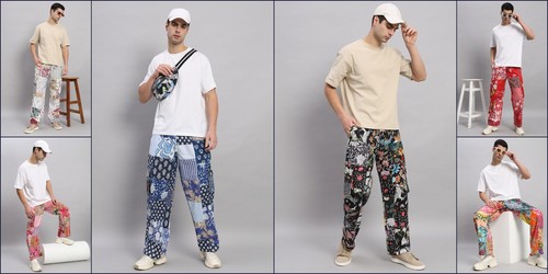 Lot homme coton pantalon - 10,