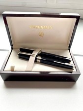 Waterman Exception Stylo plume et bille Slim Black ST-M