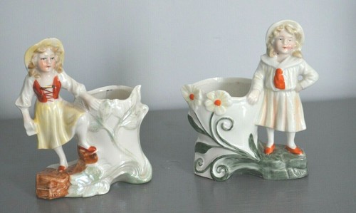Figurines fillette vase - figurines,
