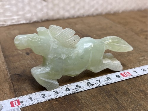 Jade ancien cheval sculpter - ancien,