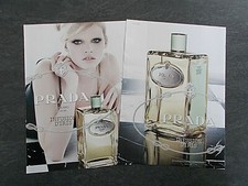 Publicité papier Parfum. Perfume ad. PRADA Infusion d'Iris 2010 recto verso 