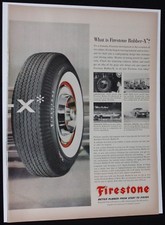 Vintage Life Magazine Ad 1958  Print Advertising Firestone & Rubber Company