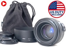 [ Haut Mint W / Capuche Étui ] Nikon Af-s Nikkor 50mm F/1.4 G Standard Lentille