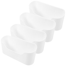  Lot de 4 boîtes de rangement autocollantes pour portes de placards de cuisine :