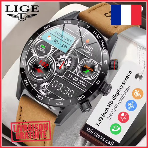 Montre connectée lige - connectée,