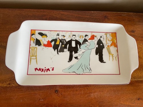 Plat céramique maxim de - plat, maxim's
