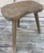 Tabouret de Vache Art Populaire Primitif Primitive Stool Art Brut Brutalisme
