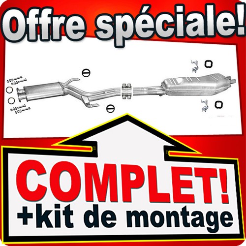 échappement pour bmw - bmw, (e34)