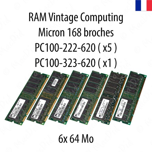 Micron pc100 ram dimm 168 - pc100,