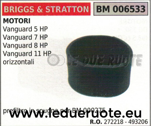272218 493206 éponge filtre - 272218,