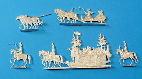 Plats étain zinnfiguren - plats,