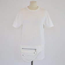 Dior Homme White Built In Saddle Pocket T-Shirt