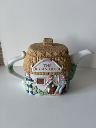 Jolie théière anglaise robin - jolie,