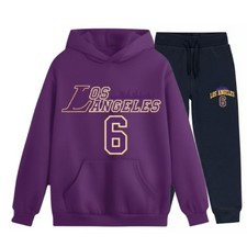 Jogging Enfant Los Angeles Violet - Tenue Sport Basketball (3-14 Ans)
