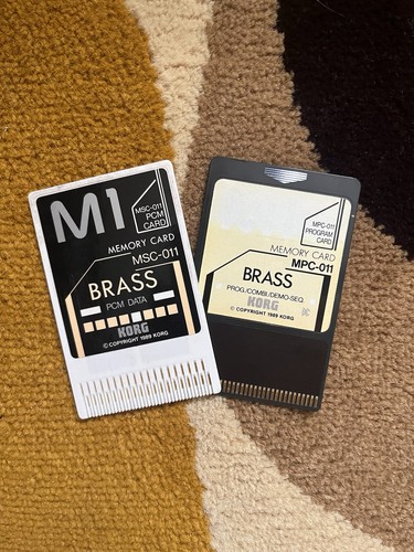 Cartes pour korg m1r - pour,