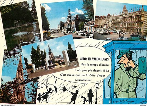 Carte postale - carte, 59