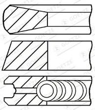 Jeu de segments de piston