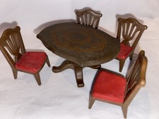 Playmobil Table 4 Chaises 5320 Salle A Manger 1900 Victorian Belle Époque Maison