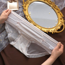 3x Femme Maille Dentelle Slip