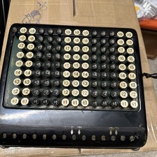 Ancien Comptometre Machine à Calculer Calculator Burroughs Detroit Michigan