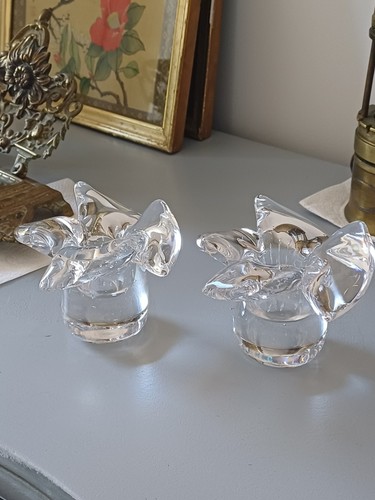 Bougeoirs schneider cristal - bougeoirs,