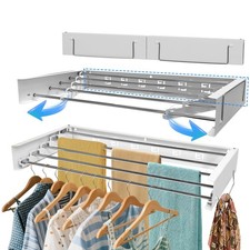 Etendoir a linge mural