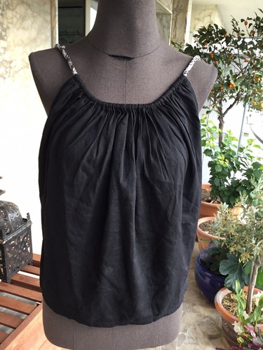 Tres beau top noir - noir, s