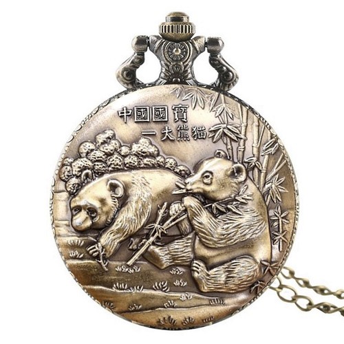 Montre gousset pandas - montre, chinois