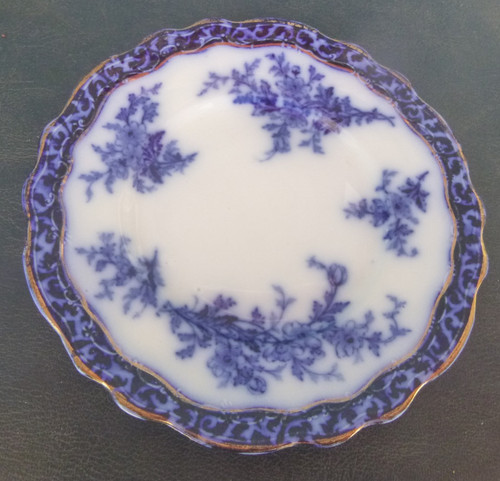 Vintage antique blue flow 7 - vintage,