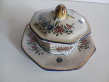 Confiturier ou beurrier faïence ancienne de Meillonnas ?