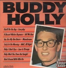 Buddy Holly Self-Titled LP vinyl UK Pickwick 1980 sleeve has some light mottled