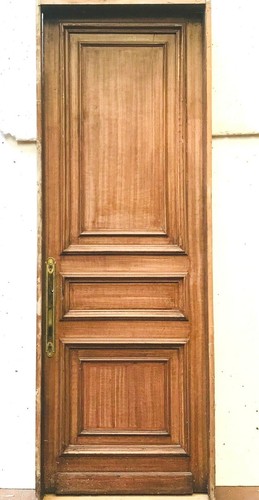 Belle porte double face - face, à
