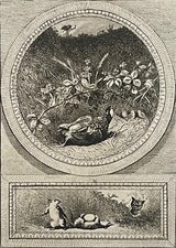 Les deux rats le renard et  l'oeuf Jean de La Fontaine C1883 Auguste DELIERRE 
