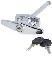 1x Poignée de porte de garage | Tige carrée de 8 mm L 170 mm | Poignée tourna...